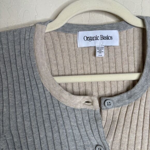 Organic Basics Rib Knit Cardigan - Picture 3 of 4